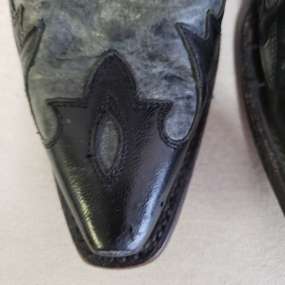 Corral Eagle Sequin Inlay Snip Toe Cowgirl Boots - Picture 8 of 16